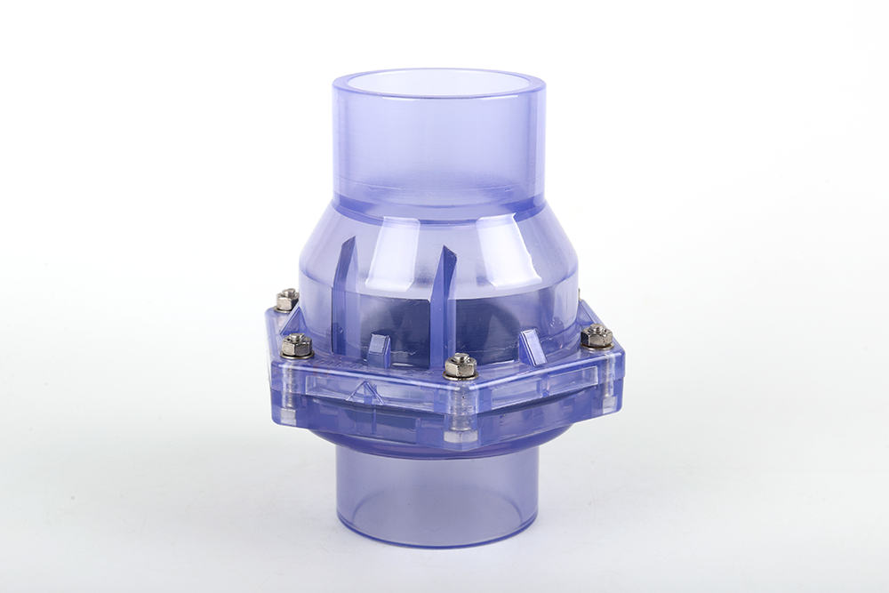 宝丰透明翻板式止回阀